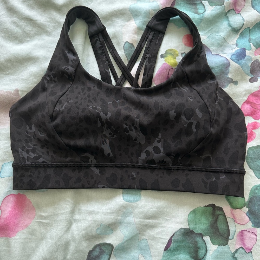 Lululemon Athletica Black Seamless Sports Bra